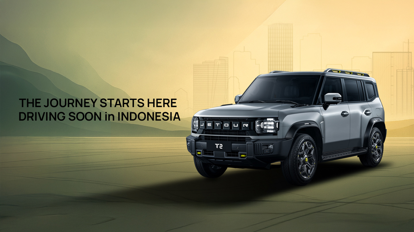 Jetour T2 in dramatic landscape